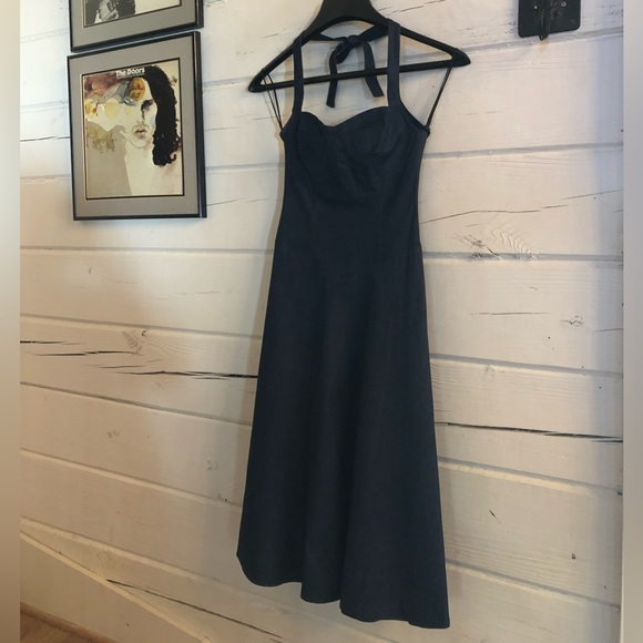 Retro “ Dirty Dancing” style soft denim dress - Picture 8 of 10